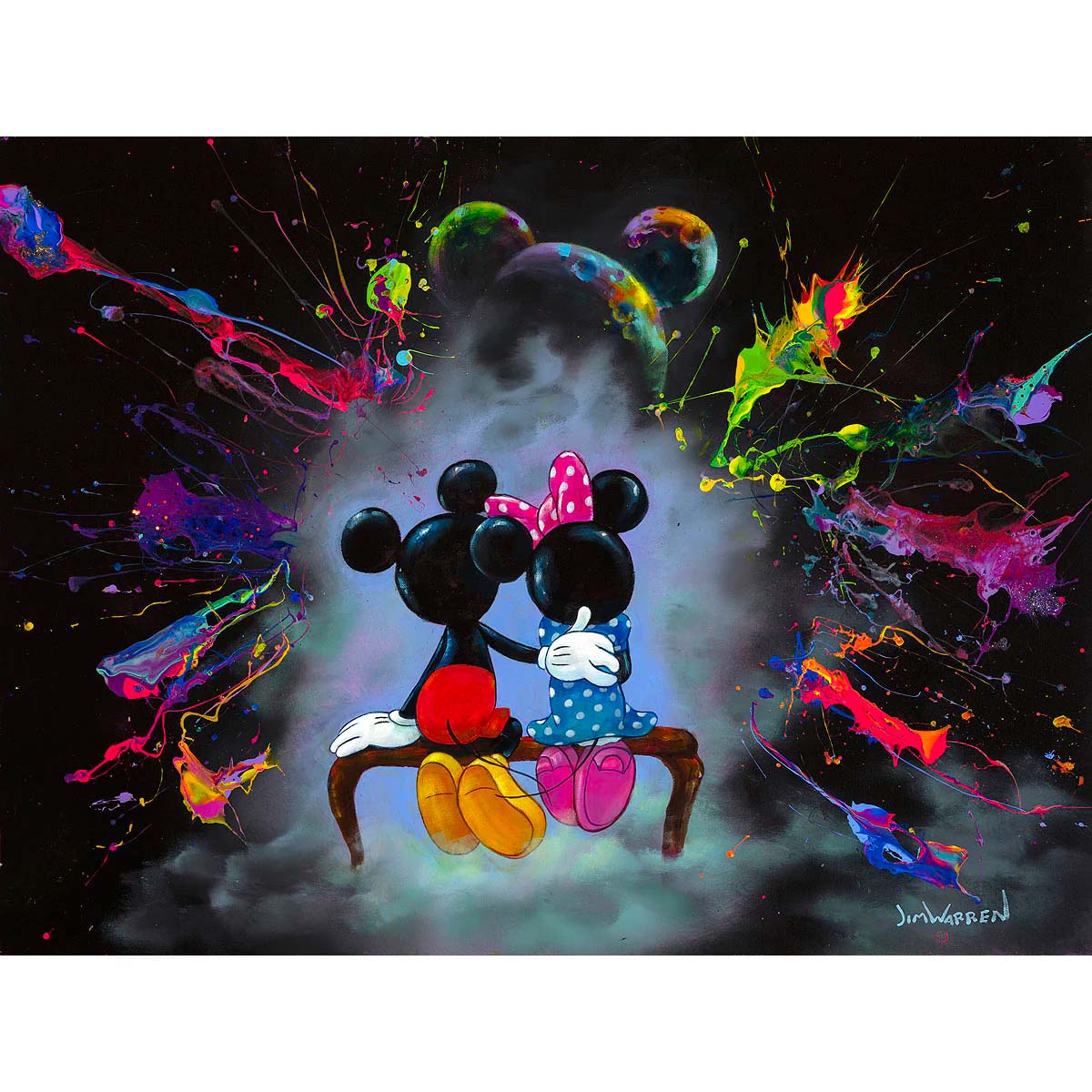 Mickey and Minnie Forever Love by Jim Warren