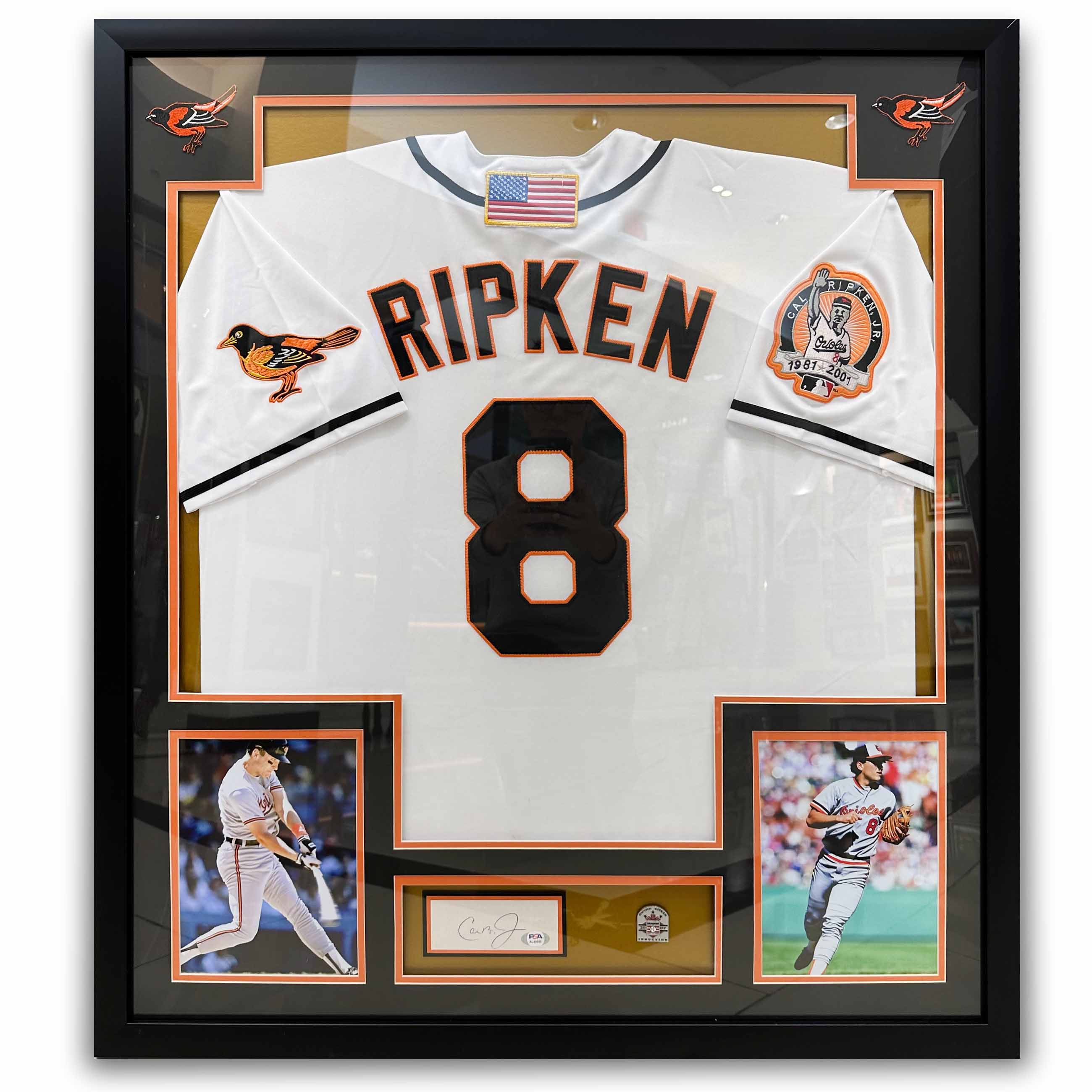 Cal Ripken Jr. Signed & Framed Jersey - sporting goods - by owner