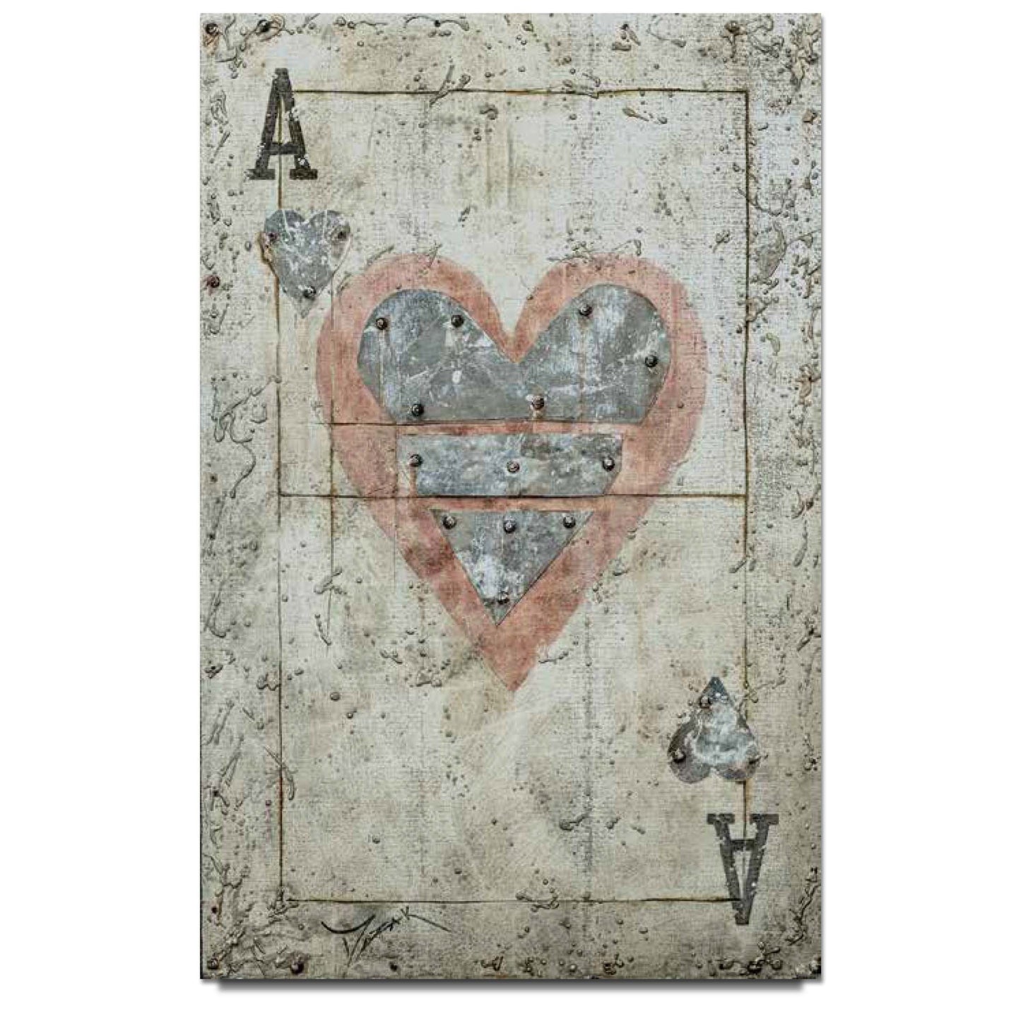 Trevor Mezak "Ace of Hearts" Limited Edition Canvas Giclee