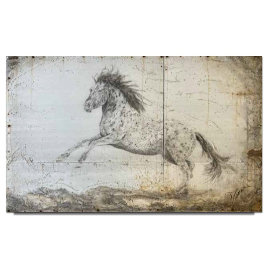 Trevor Mezak "Appaloosa Run" Limited Edition Canvas Giclee