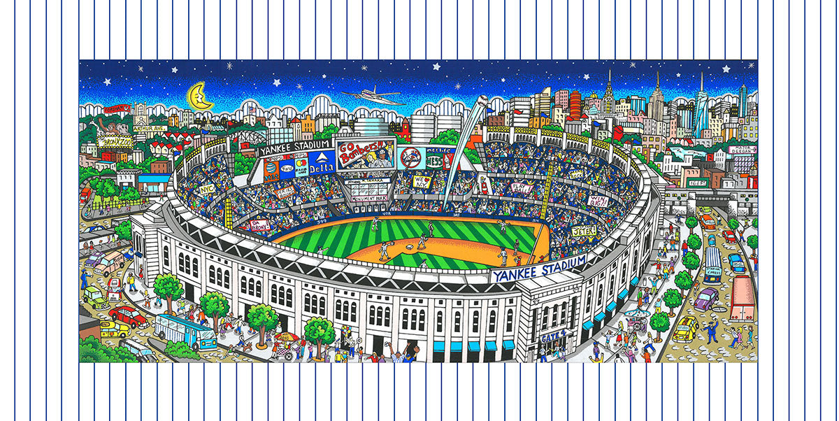 Charles Fazzino "Pinstripe Pride" 3D Limited Edition Silkscreen on Paper