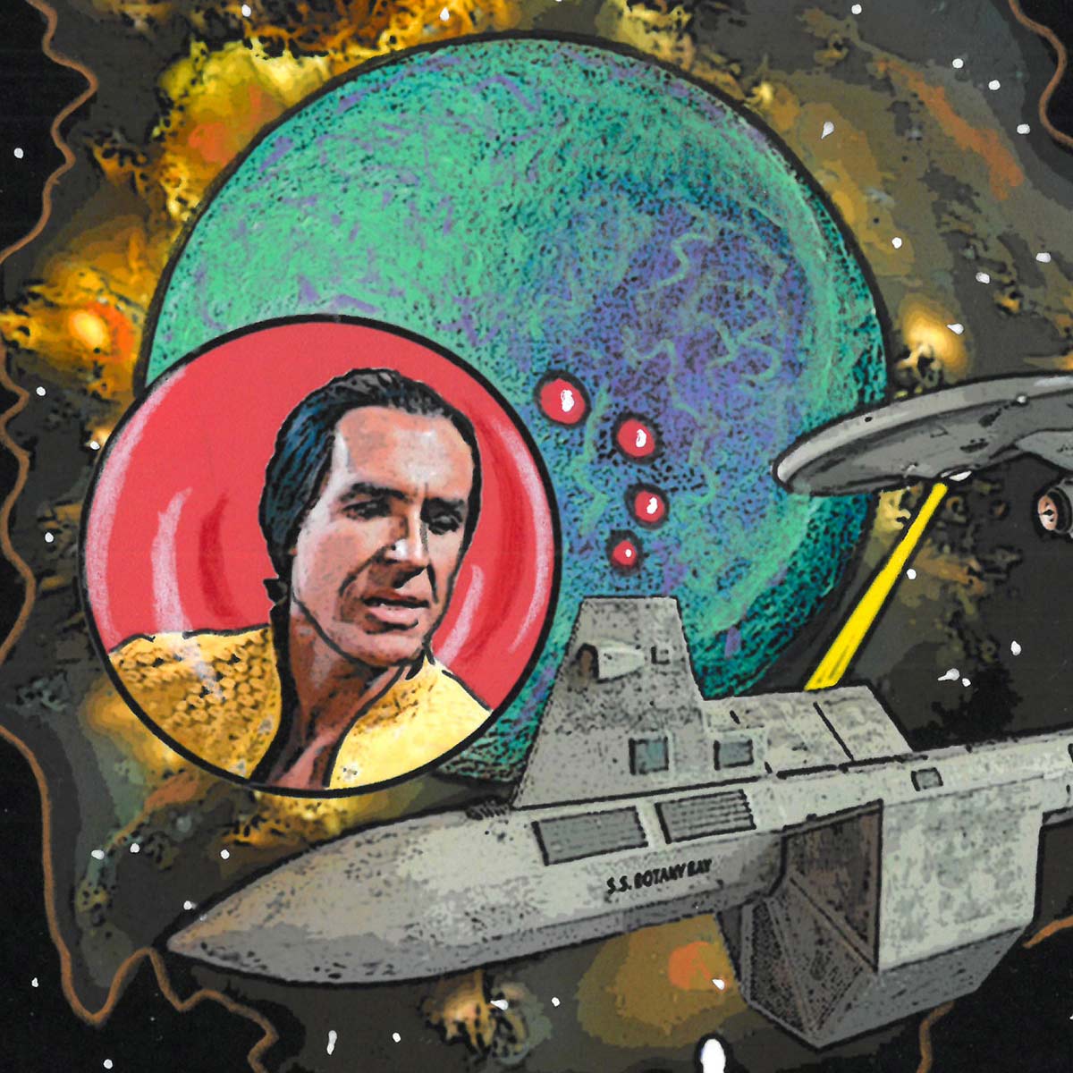 Charles Fazzino "Star Trek: The Beginning" 3D Limited Edition Mixed-Media on Paper