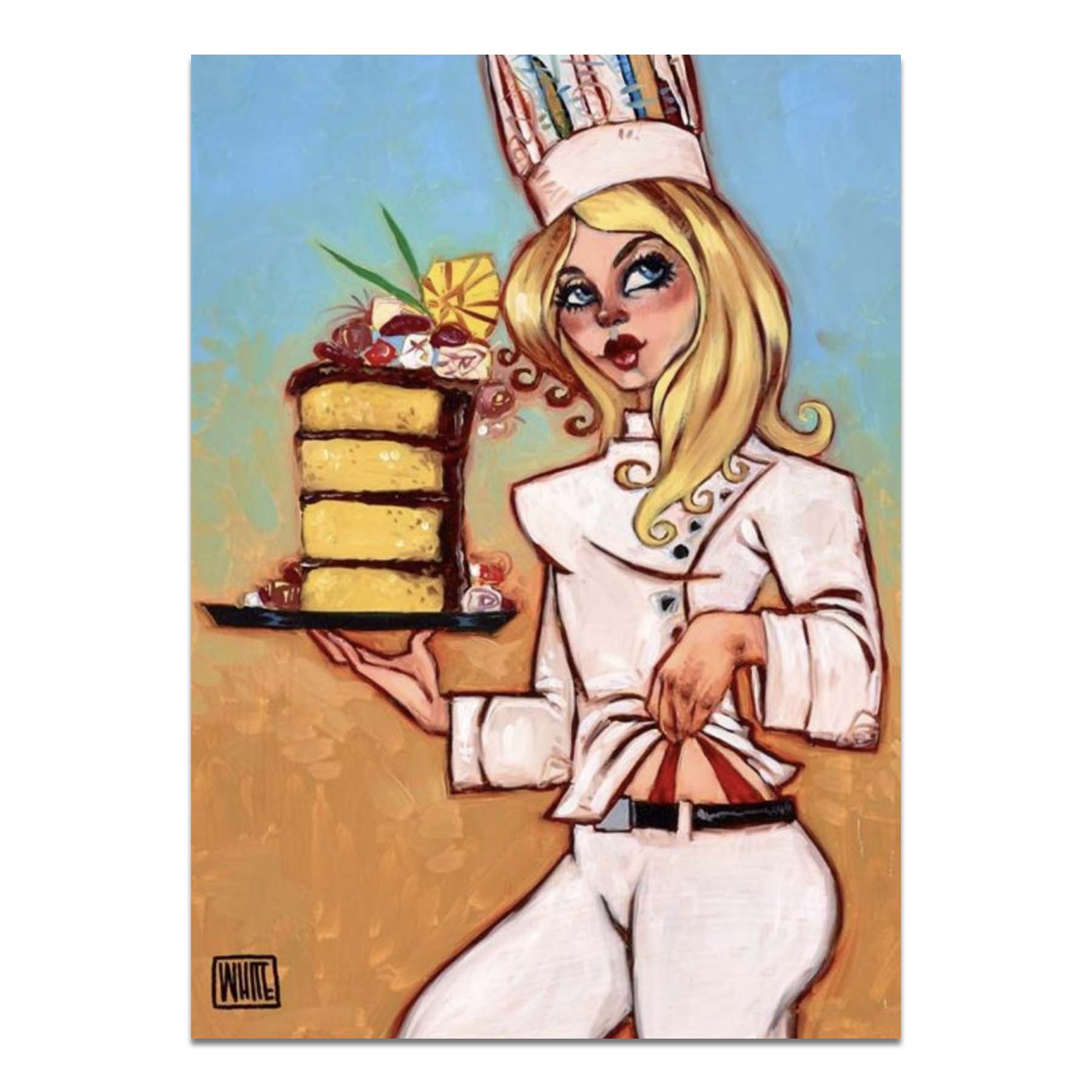 Todd White "Have Your Cake and Eat it Too" Limited Edition Canvas On Board