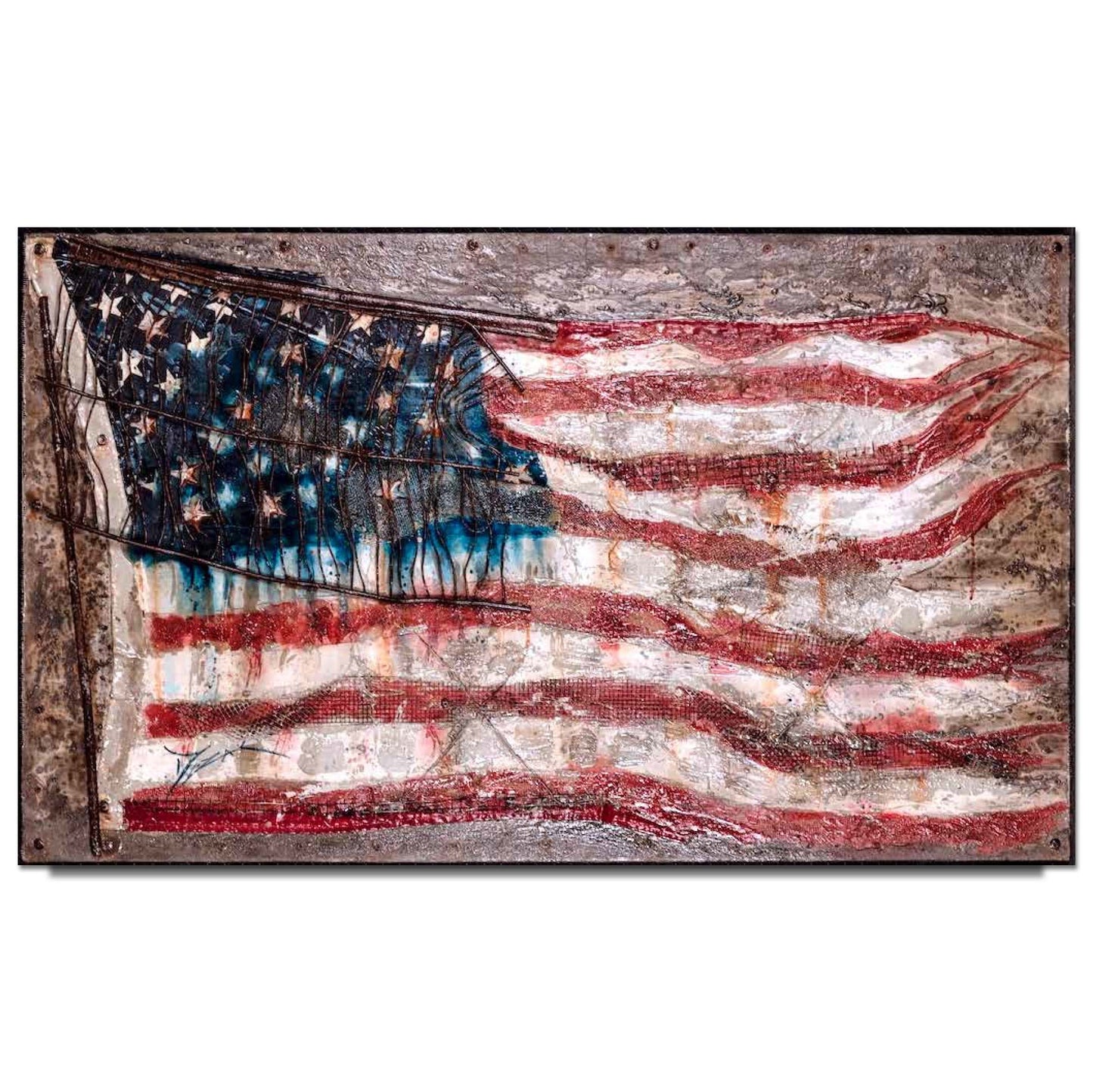 Trevor Mezak "Old Glory" Limited Edition Canvas Giclee