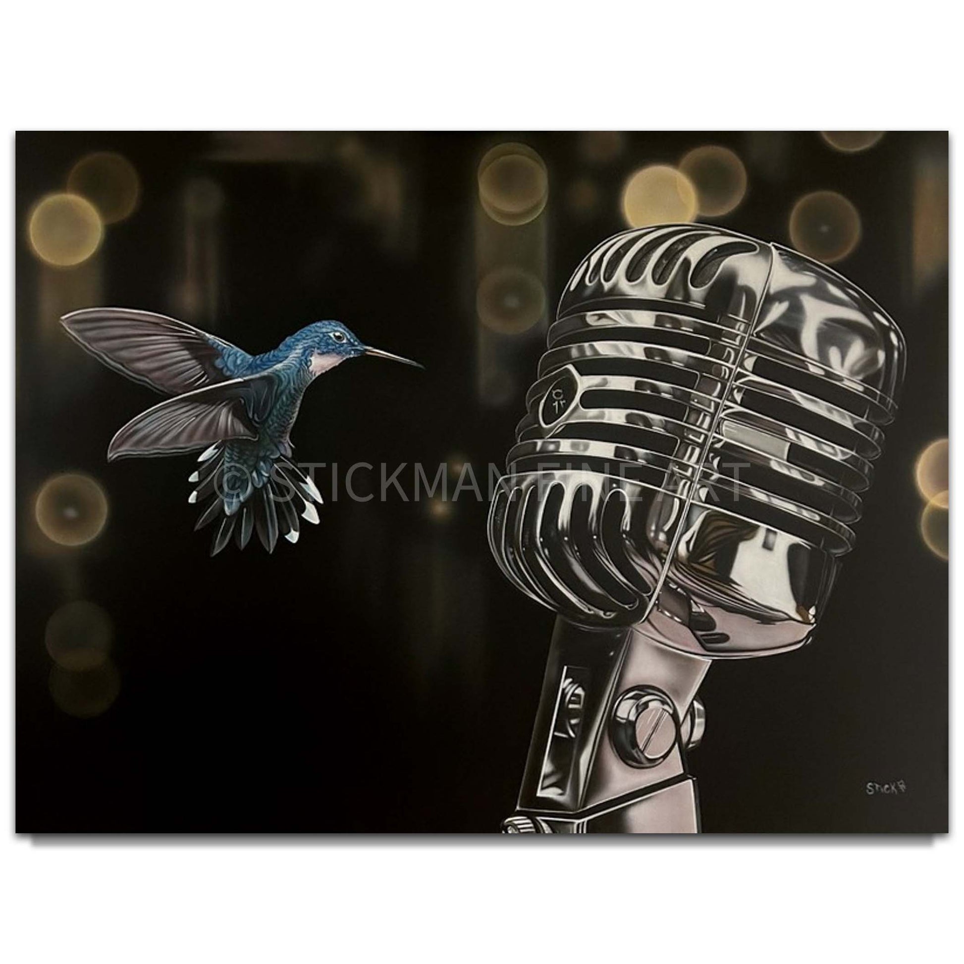 Stickman "The Monkey Man" (Humming Bird) Limited Edition Canvas Giclee