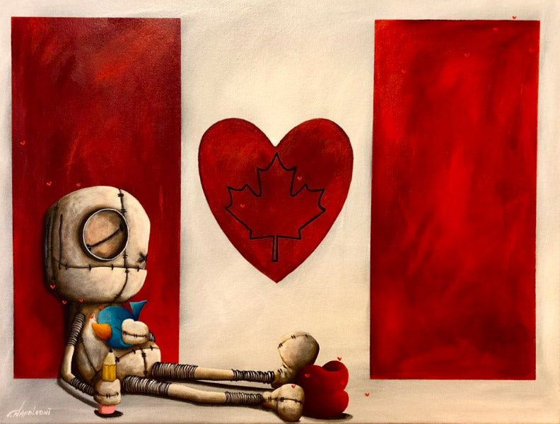 Fabio Napoleoni "I Love Yah" Limited Edition Canvas Giclee